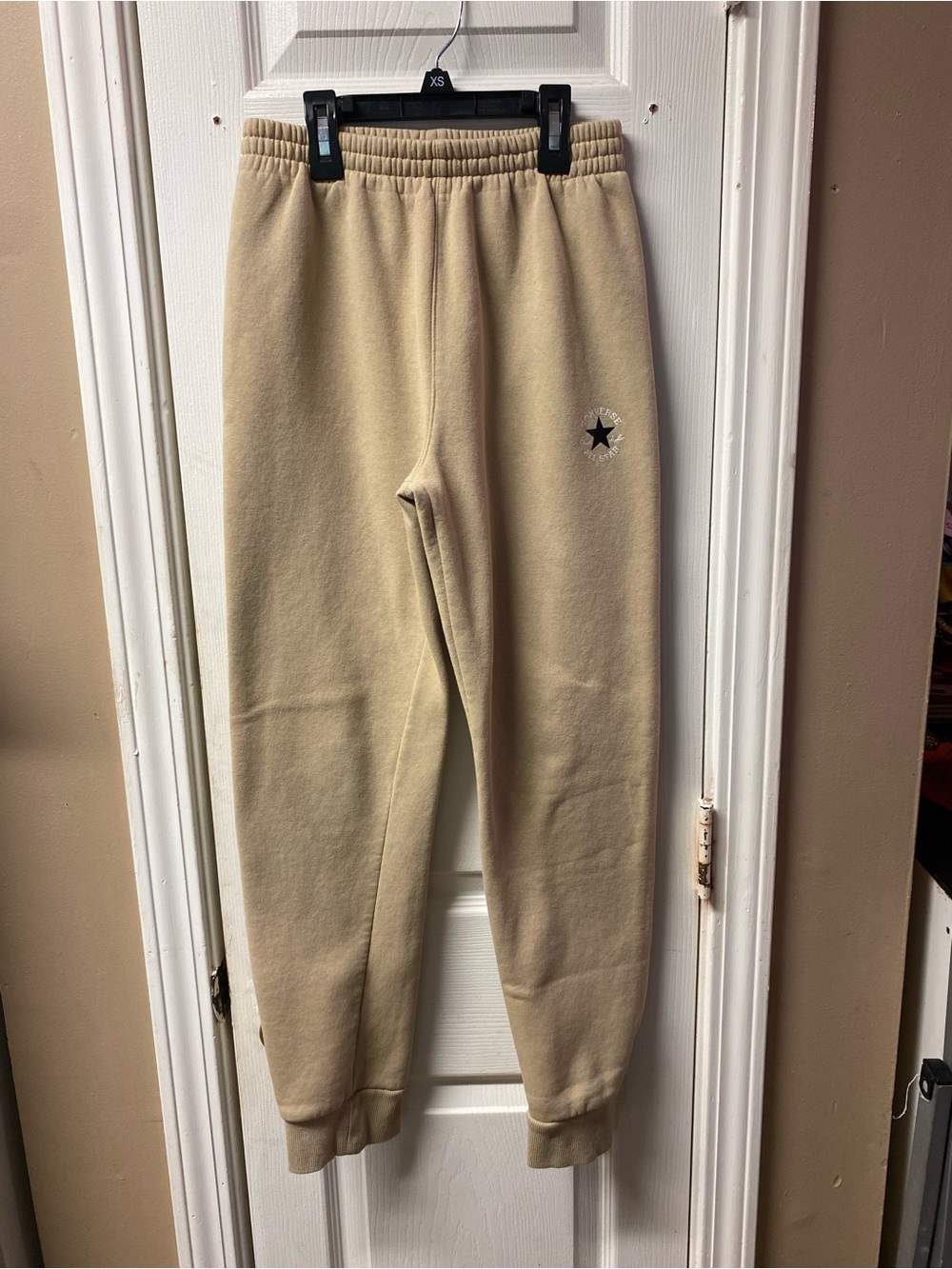 Converse Beige Star Logo Joggers